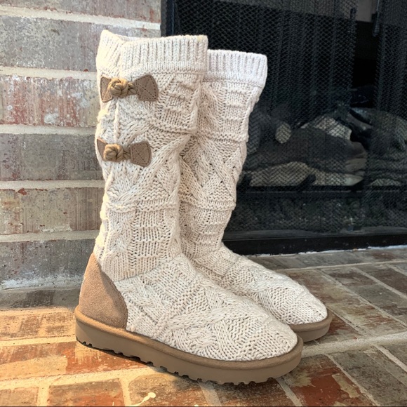 ugg kalla knit boots